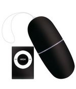 Vibrační vajíčko bezdrátové VIBRATING EGG MOTION BLACK Toyz4lovers